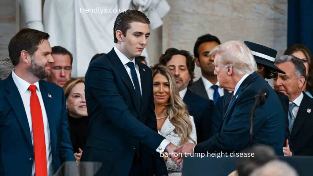barron trump height disease