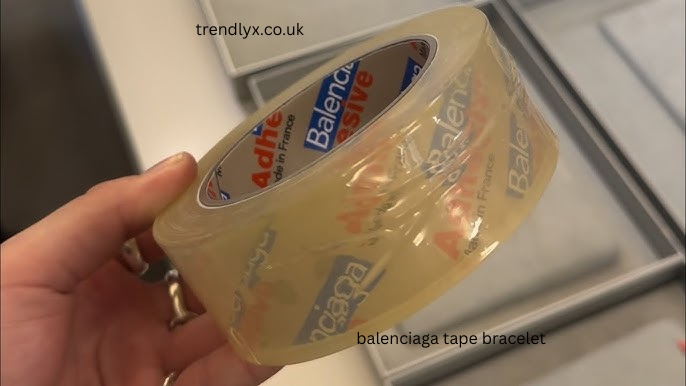 balenciaga tape bracelet