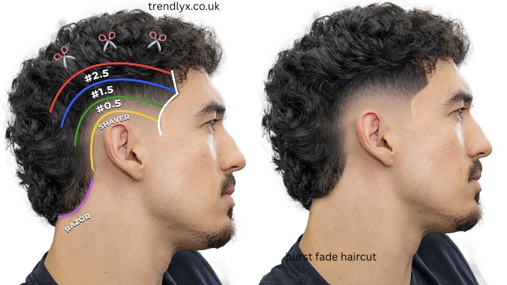 burst fade haircut