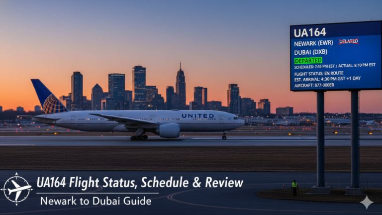 UA164 Flight Status, Schedule & Review | Newark to Dubai Guide UA164