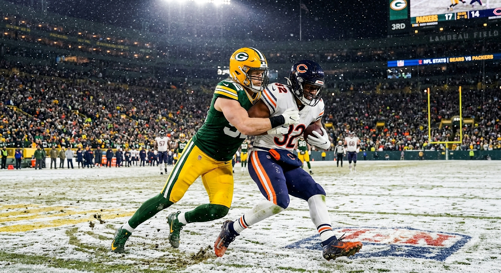 green bay packers vs chicago bears match player stats
