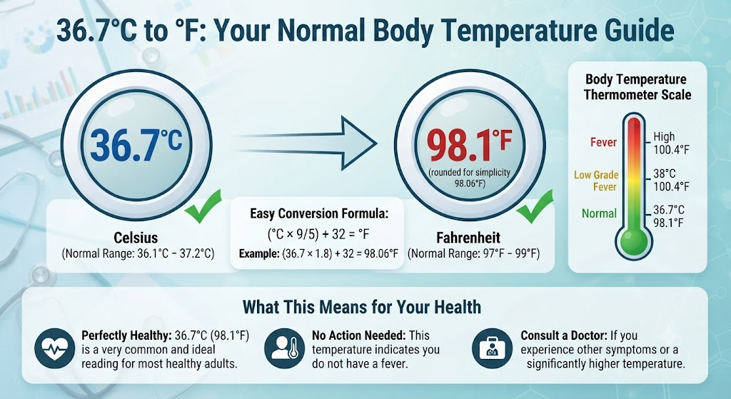 36.7 C to F